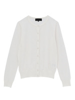 ベーシッククルーネックカーディガン/ネイビー系(093)