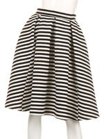 ボリュームフレアスカート/SKY