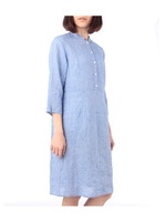 リネンシャンブレーシャツワンピース/オレンジ(067)