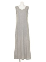 【AULA AILA by the sea】プレーン ロングOP/グレー