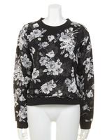 【M】W PRINT TOP/BLK