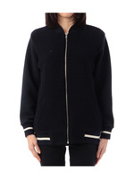 ブークレ切り替えブルゾン/アイボリー(004)