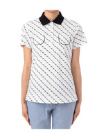 モノグラムポロシャツ/ホワイト(001)