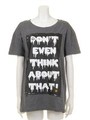 DON'T EVEN Tシャツ/ダークイエロー
