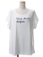 【2ndline】ロゴ背表無地ユルＴシャツCL-0983/KHA