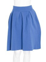 フォルムコクーンニットスカート/ブラック