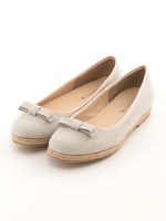 リボン付エスパドリユ/グレー