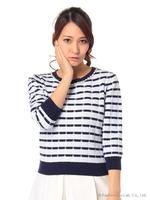 格子柄クルーPO/赤系