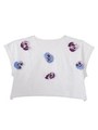 pansy T-shirt/black