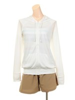 【LETADELLASCOPERETA】ボーダータンキニパーカー付/レッド