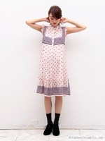 スカーフプリント　OP/PURPLE