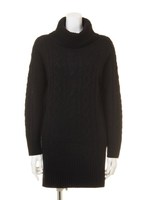 タートルケーブルニットＯＰ/ブラック