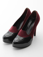 バイカラーパンプス/ベージュ