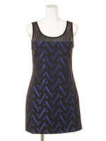 メッシュレースタイトOP/ホワイト