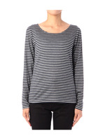 ラウンドネックストレッチカットソー/ネイビー(393)