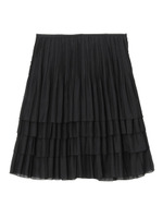 消しプリーツティアードスカート/オフホワイト(002)