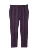 [L]ループツイードストレッチパンツ/ネイビー系(493)