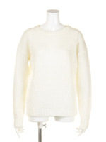 【LUX】 モヘア起毛ルーズKT/オフホワイト