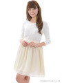 キラキラフェアリーチュールスカート/シロ