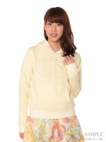 ミニ裏毛刺繍P/O/グレー