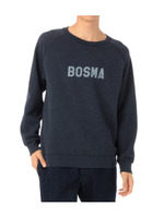 長袖プリントスエットプルオーバジャージ/グレー系(013)