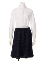 [Salon de Balcony]キカレースワンピース/WHT