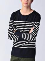 21/2パネルボーダーT/ダークオレンジ(068)