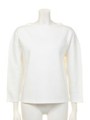 BOND BOY BONDING HIGE-NECKED TOP/white*white