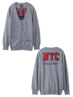 CITIES  KNIT CARDIGAN/ASH