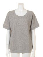 【Casual】ハーフスリーブスウェット/オフホワイト