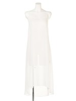 【FEMININE】シースルーキャミOP/ホワイト