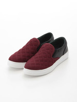 【ROSE BUD】QUILT SNEAKER/BORDEAUX