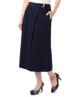 アシンメトリーガウチョパンツ/ネイビー(093)