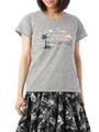 カラーロゴビーチプリントTシャツ/グレー(012)