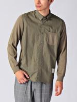 コンビブロードシャツ/ホワイト(001)