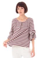 ドビーボーダータックシャツ/ワインレッド(363)