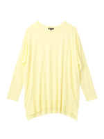 ドロップショルダーニットプルオーバー/ホワイト(002)