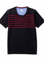 パネルボーダープルオーバ/チャコールグレー(314)