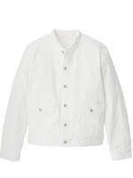 ホワイトストレッチデニムGジャン/ホワイト(001)