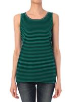 細ボーダータンクトップ/グリーン系(323)