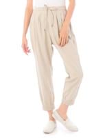 裾シャーリングパンツ/カーキ(027)