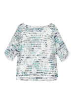 [S]シャドーボタニカルブラウス/ダークグリーン(123)