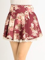 【LIZ LISA】花柄スカパン/ピンク