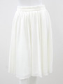 コットンギャザー  ミドルスカート/IV