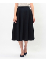 サーキュラーミモレ丈スカート/ネイビー(093)
