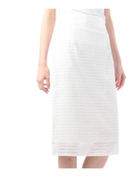 シアーボーダータイトスカート/ブラック(319)