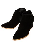 スウェードショートブーツ/ブラウン