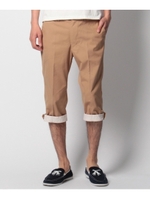 ツイルクロップドパンツ/ベージュ(052)