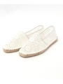 フラワーレースエスパドリーユ/オフホワイト(003)