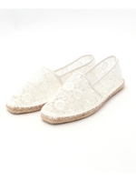 フラワーレースエスパドリーユ/オフホワイト(003)
